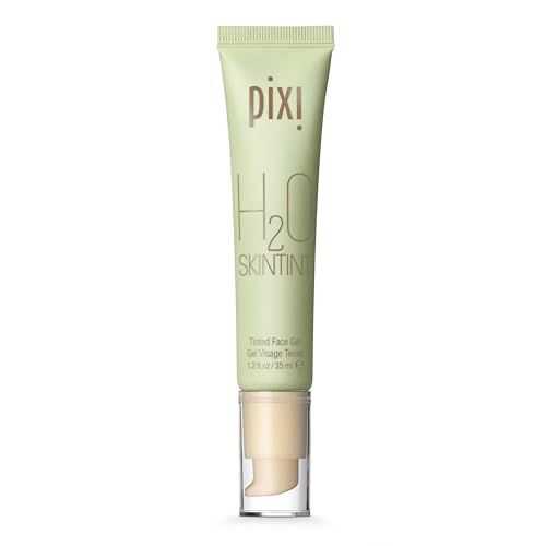 Pixi Beauty H20 SkinTint Tinted Face Gel, 1.2 fl oz / 35 ml, Poercelain