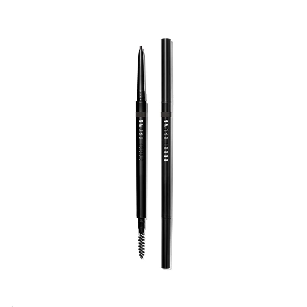 Micro Brow Pencil - Soft Black by Bobbi Brown for Women - 0.002 oz Eyebrow Pencil