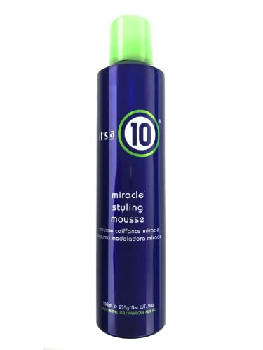 It's a 10 Miracle Styling Mousse for Unisex, 9 Ounce