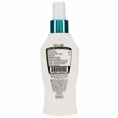 It's a 10 Blow Dry Miracle H2O Shield - Leave In Weather Protectant Treatment, Frizz Free, Moisture Locking, 6 fl. oz.