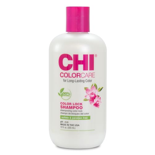 CHI ColorCare - Color Lock Shampoo fl oz Gently Cleanses Balances Moisture and Nourishes Hair Without Fading Treated