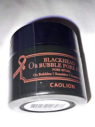 Caolion Blackhead O2 Bubble Pore Pack Premium 30g + free sample