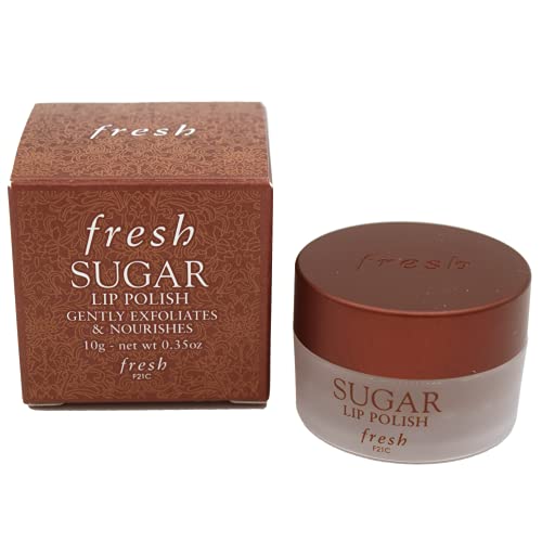 Fresh Sugar Lip Polish Exfoliator - Gentle Exfoliating Scrub Lip Care, Natural Exfoliation Treatment for Rough and Dry Lips