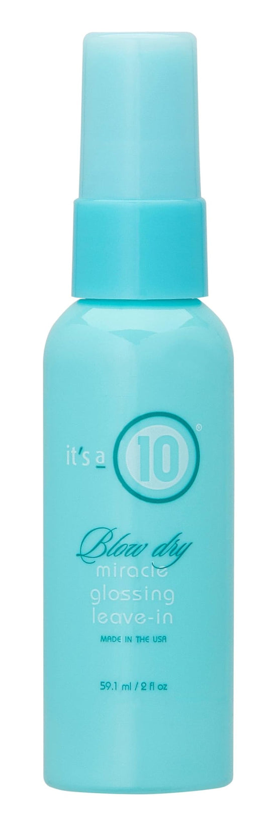 It's a 10 Haircare Blow dry Glossing Leave-in, 2 oz