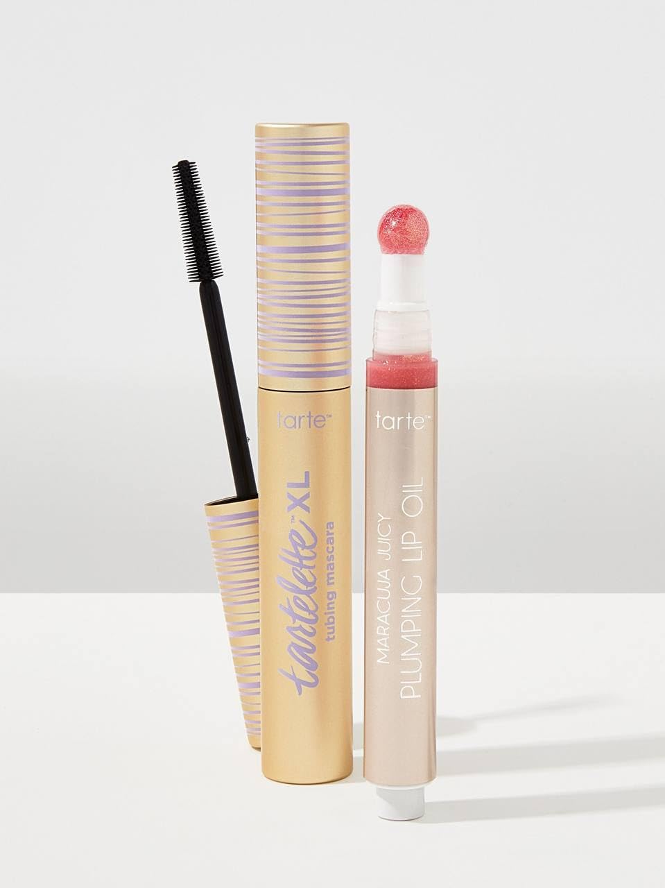 Tarte Plumped Up Lashes & Lips Bundle - Tartelette™ XL Tubing Mascara & Maracuja Juicy Plumping Lip Oil in Mixed Berries