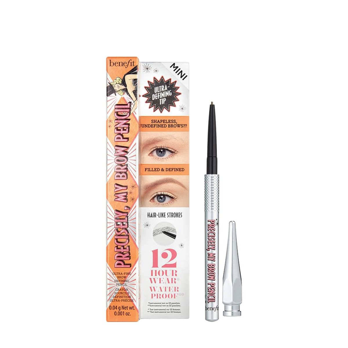 Benefit Cosmetics Mini Precisely, My Brow Pencil Waterproof Eyebrow Definer Shade 2.75