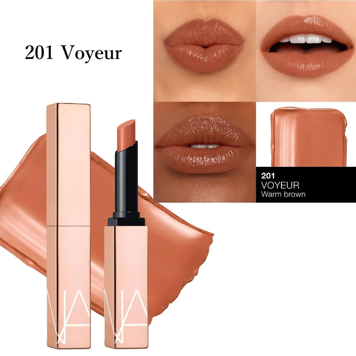 NARS Afterglow Sensual Shine Lipstick - Voyeur 201