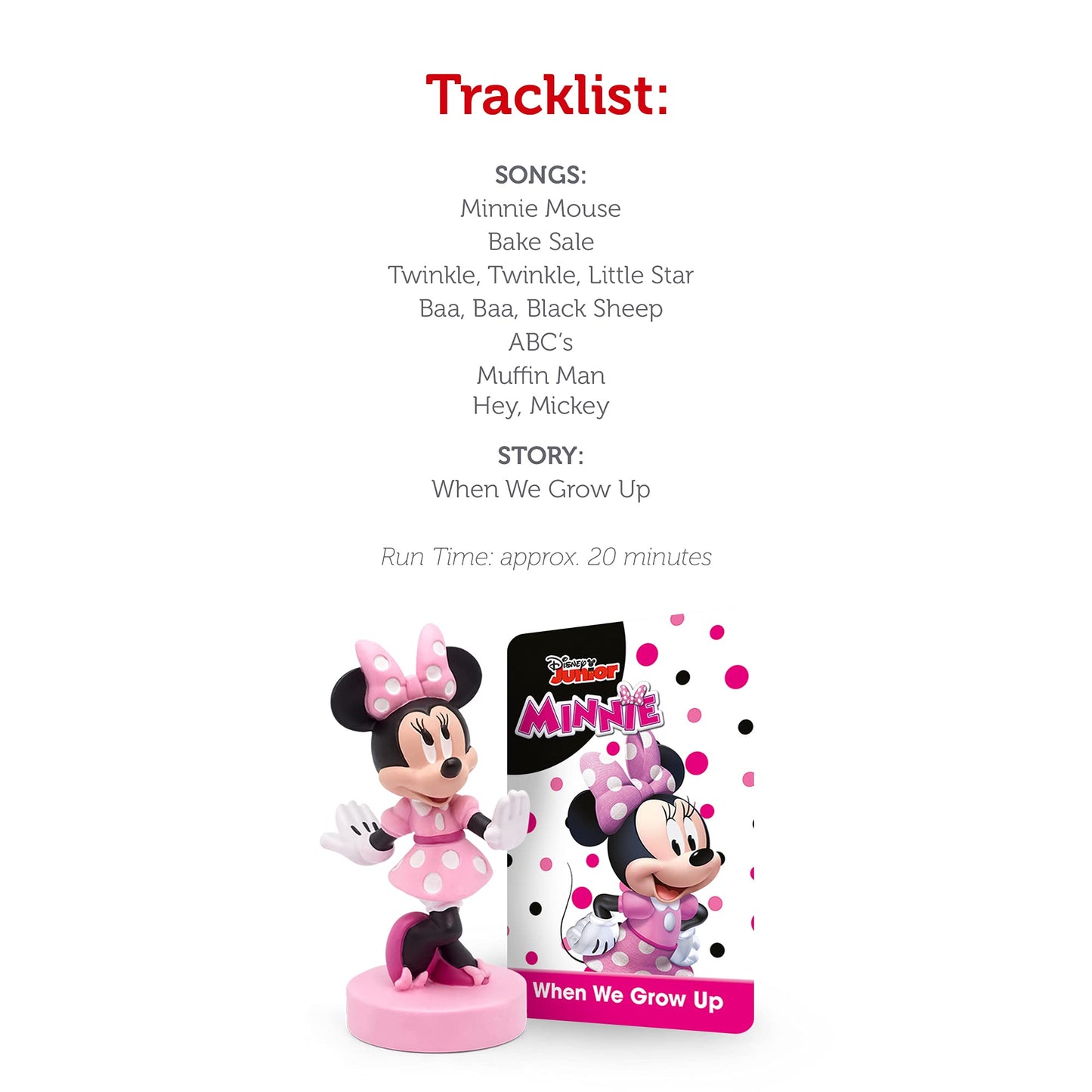 Tonies Minnie Mouse Audio Play Character from Disney