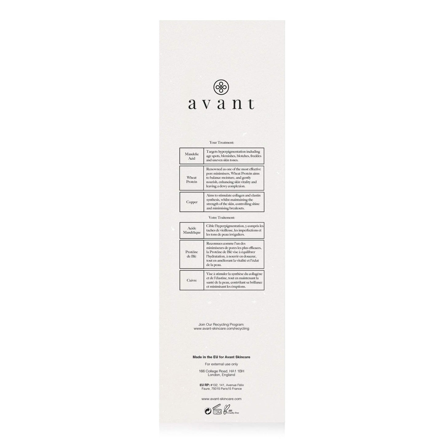 Avant | Proactive Mandelic Acid Restoring & Anti-Pollution Toner | 1x200ml