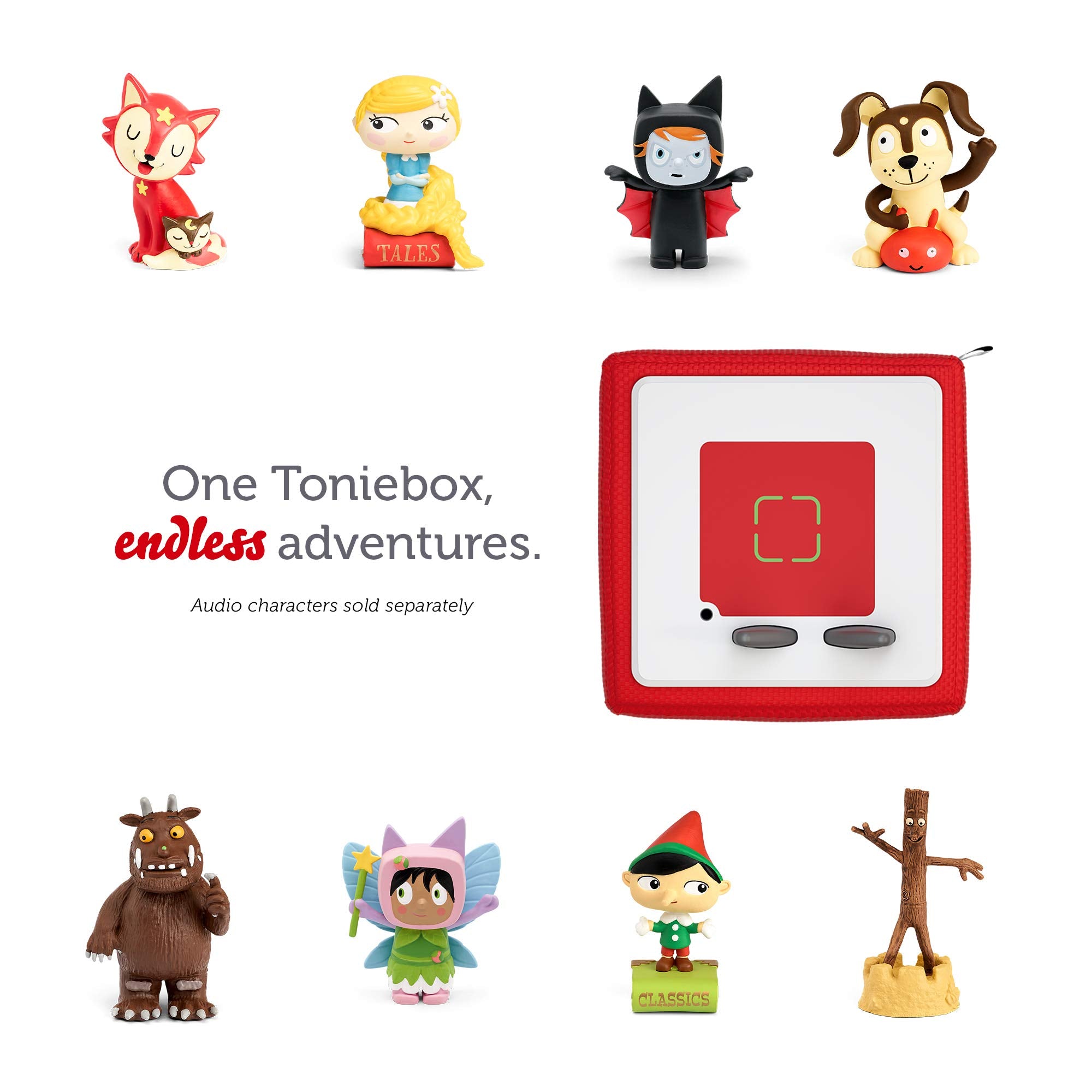 Tonies Tee and Mo Audio Play Character