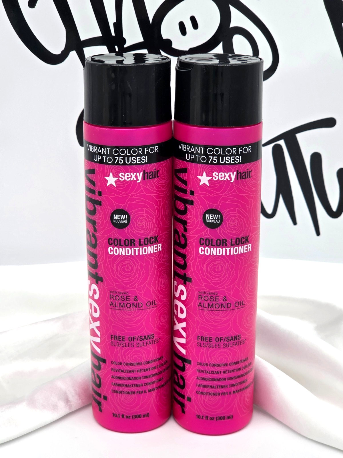 Sexy Hair Vibrant Color Lock Conditioner 10.1oz Pack of 2