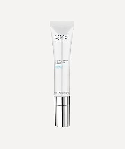 QMS MEDICOSMETICS Epigen Depuff Pollution Shield Eye Serum 15 ml + Cucumber Eye Pads