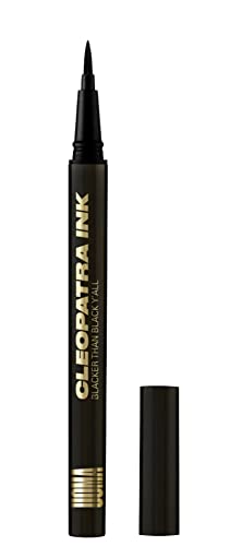 UOMA Afro.Dis.Iac Cleopatra Ink Liquid Eyeliner Blacker Than Black Y’all .03oz