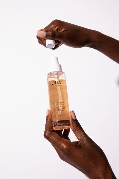 OUAI Rose Hair & Body Oil. A Luxurious, Multi-Purpose Oil to Hydrate Your Hair and Skin. It’s Fast-Absorbing and Scented with Rose and Bergamot. Free from Parabens, Sulfates and Phthalates (3 Oz)