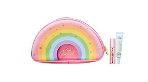 Ulta Beauty Too Faced Festival Spring Rainbow Makeup Bag Plus Better Than Sex Mascara and Primer Peace Love and Unicorns Set