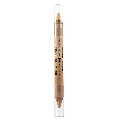 Billion Dollar Brows Duo Brow Highlighter & Concealer Pencil for Lifting and Highlighting Eyebrows