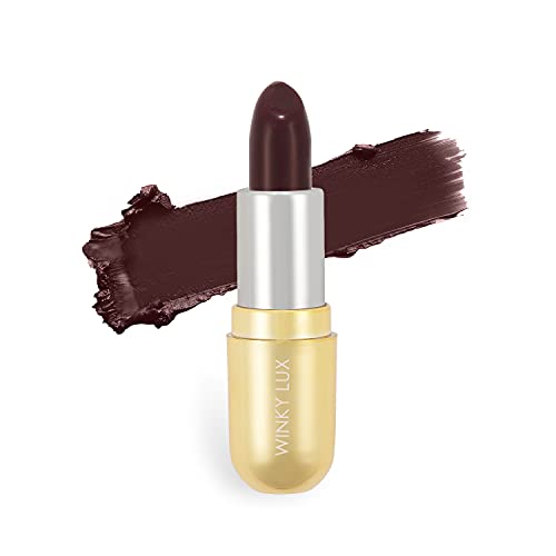 Winky Lux Matte Lip Velour, 24-Hour Long Lasting Lipstick, Hydrating with Castor Seed Oil and Vanilla for Everyday Wear. 0.14 Oz, Bougie