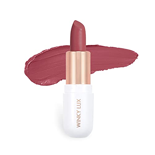 Winky Lux Crème Dreamies, Nude Tint Shea Butter Moisturizing Lipstick, Nourishing High-Pigment Lip Balm Designed in New York City, 0.16 Oz, Parfait