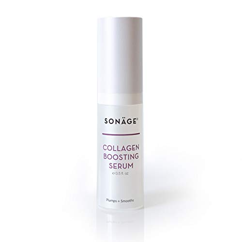 Sonage Collagen Boosting Serum | Vegan, Plant-based Collagen | Plumping Serum to Reduce Appearance of Fine Lines and Wrinkles | Natural Anti-Aging Collagen Serum | Face and Neck Treatment