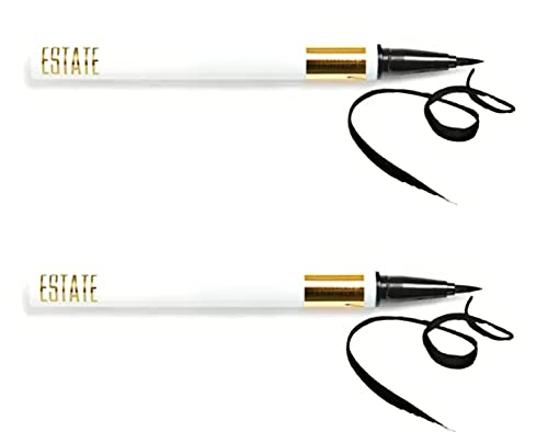 Estate Cosmetics Precision Felt Tip Liquid Eyeliner x 2