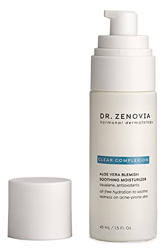 Dr. Zenovia Aloe Vera Blemish Soothing Moisturizer Lotion - Aloe Vera Gel For Face - Face Moisturizer For Redness, Texture, Acne, Tone - Aloe Vera Gel for Skin