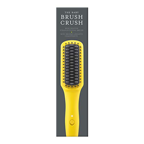 Drybar The Baby Brush Crush. Heated Straightening Brush. Compact and Travel-Friendly