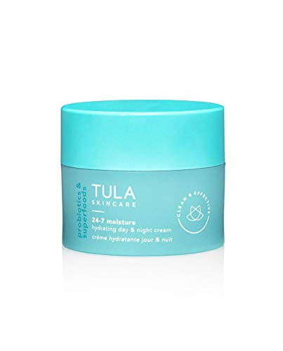 TULA Skin Care 24-7 Moisture Hydrating Day and Night Cream | Moisturizer for Face, Ageless is the New Anti-Aging, Face Cream, Contains Watermelon Fruit and Blueberry Extract | 1.5 oz.