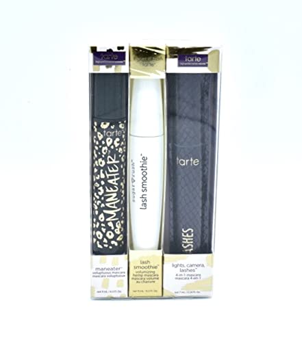 Tarte Holiday Gift Giving Mascara Trio Set - Maneater Mascara, Sugar Rush Mascara, Lights Camera Lashes Mascara