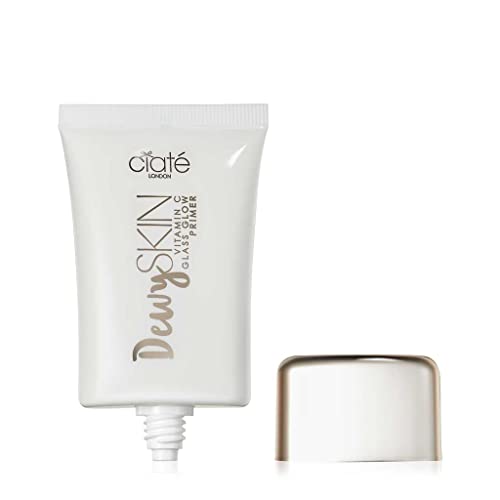 Ciate London Dewy Skin Face Primer 1.01 Fl. Oz! Vitamin C Glass Glow Primer! Formulated with Vitamin C, Hyaluronic Acid and Dragon Fruit Extract! Luminous Glow With A Dewy Glass-Like Finish!