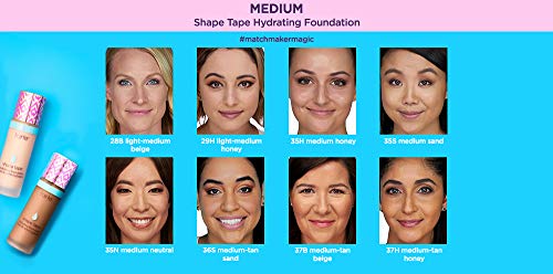 double duty beauty shape tape hydrating foundation- 37B medium-tan beige