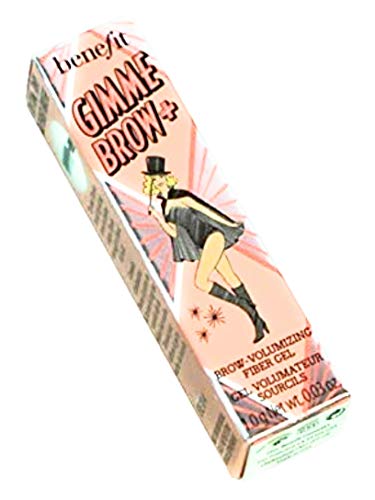 Benefit Gimme Brow"Neutral Deep Brown 4.5" Volumizing Fiber Gel Mini Travel Size 0.03 oz