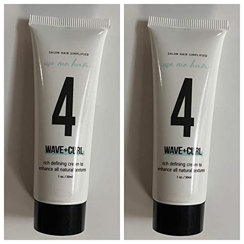 Use Me Hair Wave + Curl Defining Cream Travel Size 1oz - Set of 2