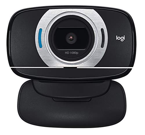 Logitech HD Laptop Webcam C615 with Fold-and-Go Design, 360-Degree Swivel, 1080p Camera