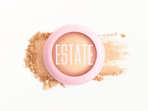 Estate Cosmetics Dew Me Baked Highlighter – Cheek, Eyes & Face Pressed Powder – 3 g (0.1 oz) (BYEEE)