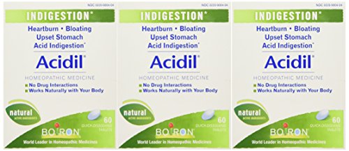 Boiron Acidil for Heartburn, 60 Tablets