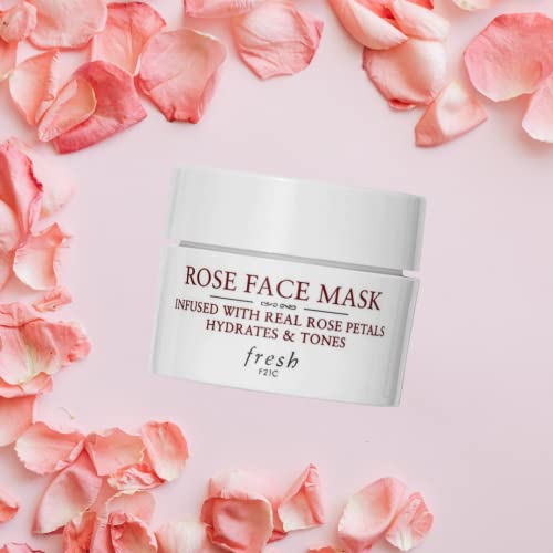 Fresh Rose Face Mask Travel Size 0.5 Ounce