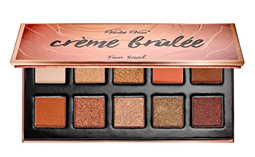 VIOLET VOSS Fun Sized Mini Eyeshadow Palette (Crème Brûlée - browns and neutral foils)