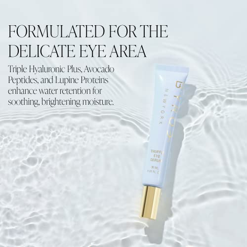 Byroe Truffle Eye Serum | Eye Serum with Advanced Truffle Complex, Triple Hyaluronic Plus, Avocado Peptides, and Lupine Proteins | Depuff and Visibly Firm while Providing Plumping Hydration to the Delicate Eye Area | 30 ML