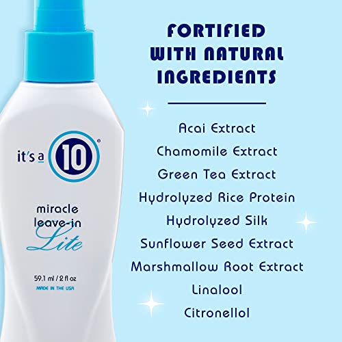 it's a 10 Miracle Leave-In Lite 4 oz
