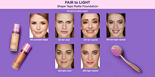 double duty beauty shape tape matte foundation- 12S fair sand