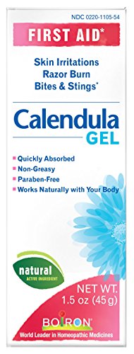 Boiron Calendula Gel, 2.6-Ounce Tubes (Pack of 3), Homeopathic Medicine for Skin Irritation and Burns