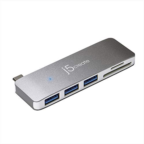 j5 create ジェイファイブ クリエイト USB Type-C 5 in 1(USB 3.0 SD microSD) ウルトラドライブドック JCD348-A