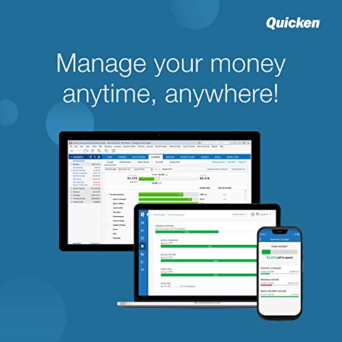 Quicken Starter Personal Finance – Start taking control of your money – 1-Year Subscription (Windows/Mac)