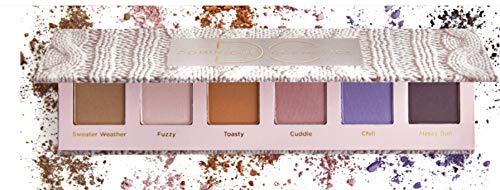 Dominique Cosmetics Eyeshadow Palette 6 Shades Sweater Weather Fuzzy Toasty Cuddle Chill Messy Bun