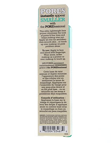 Benefit Cosmetics POREfessional Pro Balm Face Primer Pore Minimizer .75 Ounce