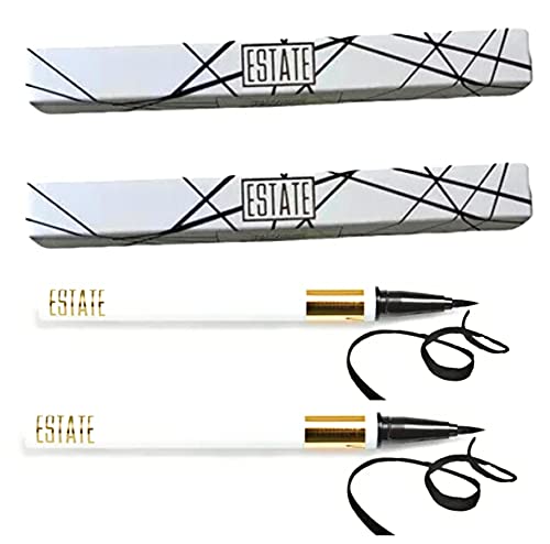 Estate Cosmetics Precision Felt Tip Liquid Eyeliner x 2