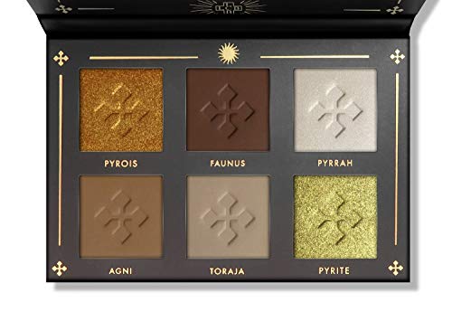 Lovecraft Beauty Eyeshadow Palette Warm Rituals 6 Shades