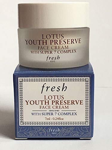 Fresh Lotus Youth Preserve Face Cream With Super 7 Complex 0.24oz/7ml NIB