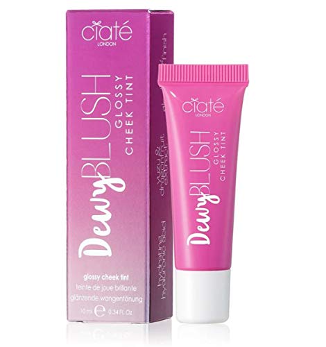 Ciaté London Dewy Blush! Glossy Check Tint Blusher! Gel-Balm Tint Blush Natural Shades With Fruity Scents! Leaving The Skin With An Even And Healthy Flush Of Color! Choose Your Color! (Pomegranate)