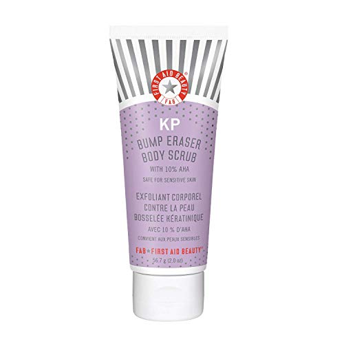 First Aid Beauty KP Bump Eraser Body Scrub with 10% AHA: Vegan Body Scrub to Decongestant Pores and Gently Exfoliate the Skin